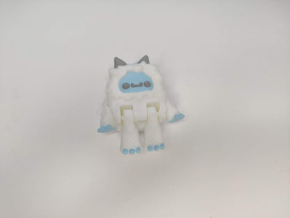 3D Printed Yeti with Mountain Shelf - ToyForge 3D