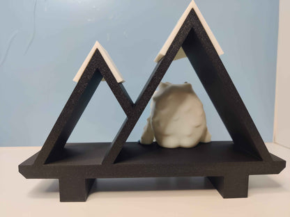 3D Printed Yeti with Mountain Shelf - ToyForge 3D
