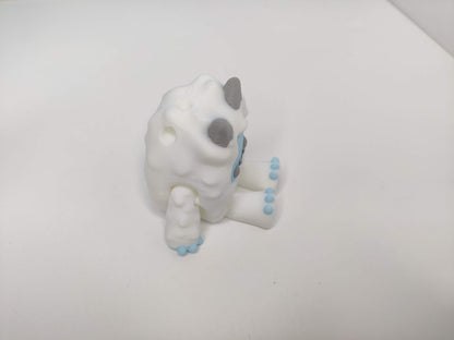 3D Printed Yeti with Mountain Shelf - ToyForge 3D