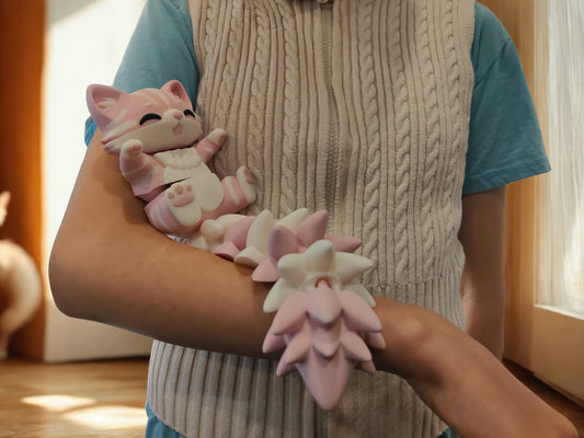 Cat Cuddler - 3D Printed Articulated Fidget