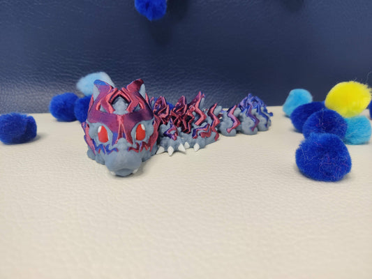 Baby Storm Lightning Dragon – 3D Printed Articulating Fidget Toy