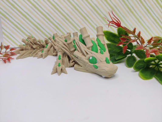 Baby Bamboo Dragon – 3D Printed Articulating Fidget Toy