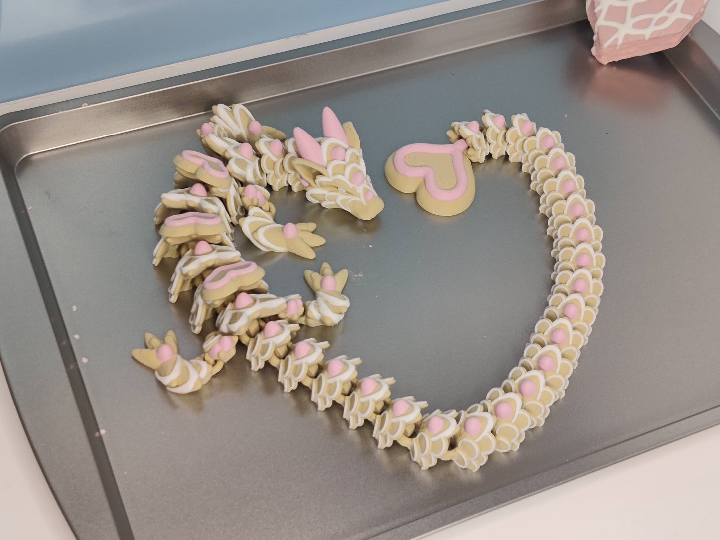 3D Printed Sugar Cookie Dragon – Articulating Fidget Toy