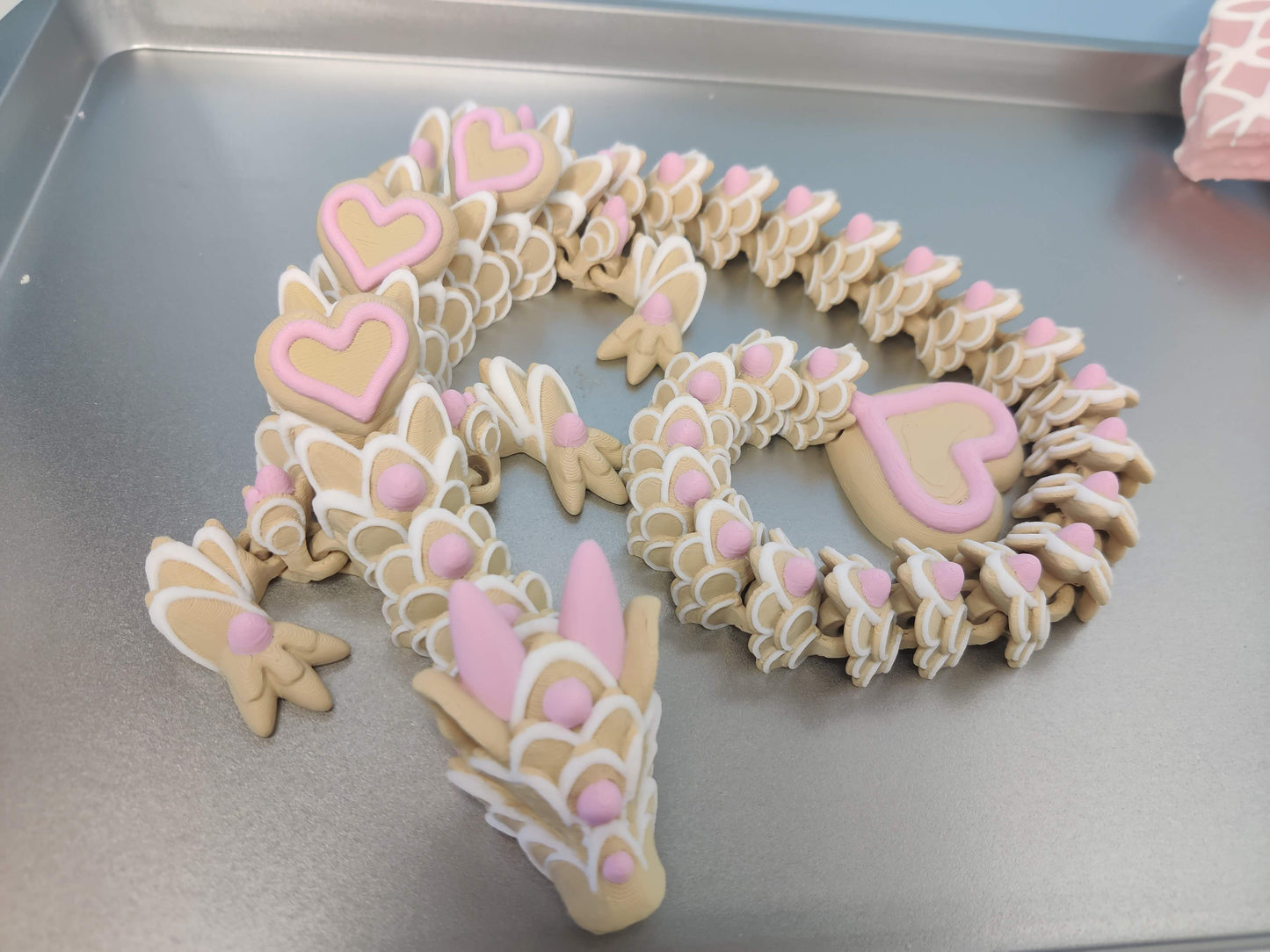 3D Printed Sugar Cookie Dragon – Articulating Fidget Toy