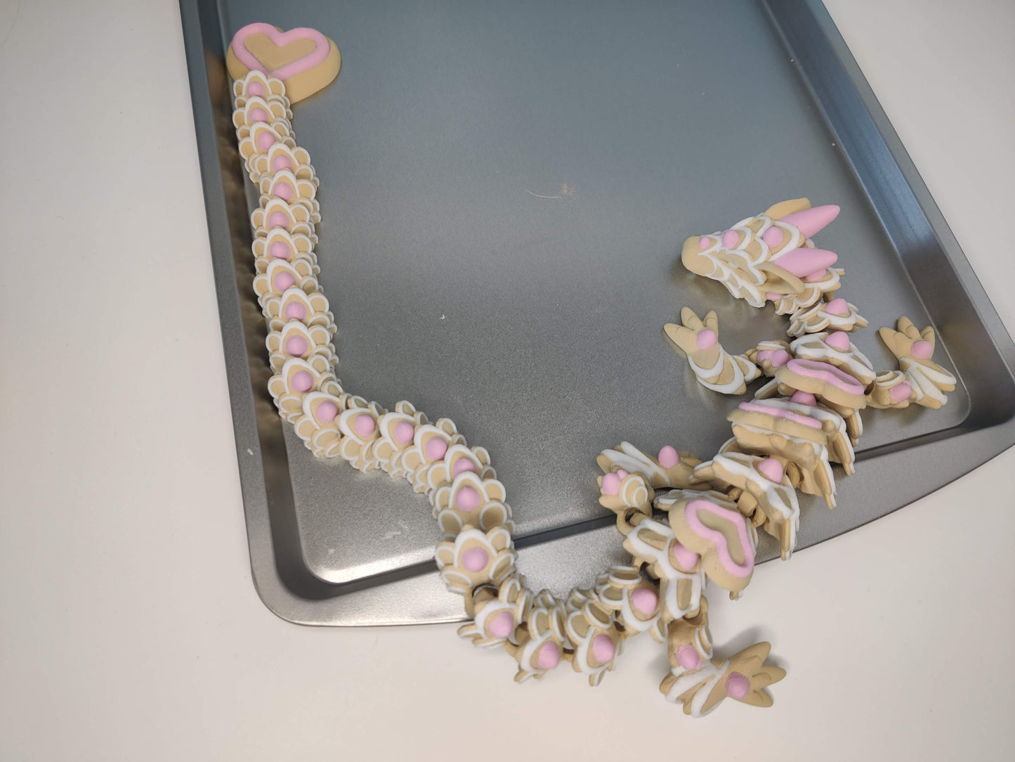 3D Printed Sugar Cookie Dragon – Articulating Fidget Toy