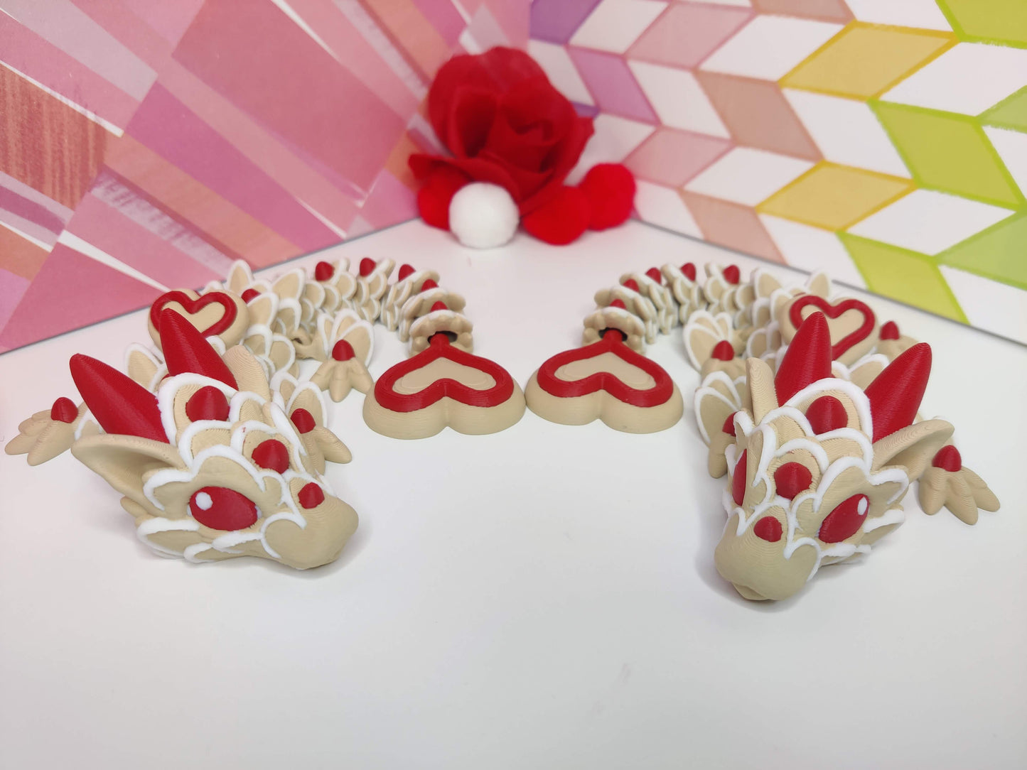 3D Printed Baby Sugar Cookie Dragon – Articulating Fidget Toy