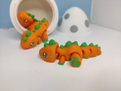 3D Printed Dinosaur and Egg Set