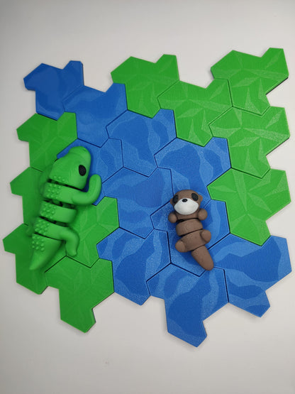 WildGrid River Expansion Set with Animals