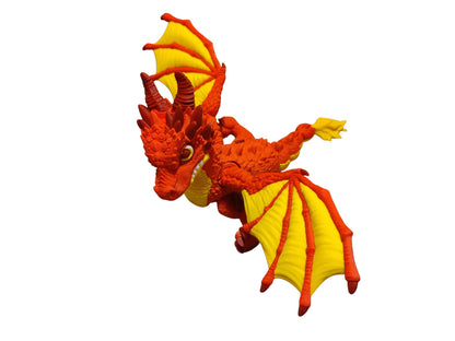 Fire Dragon - 3D Printed Articulating Decoration