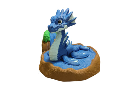Water Dragon - 3D Printed Articulating Decoration