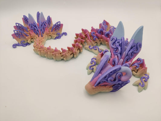 3D Printed Butterfly Dragon - Articulating Fidget Toy
