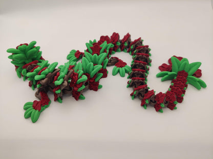 3D Printed Orchid Dragon - Articulating Fidget Toy