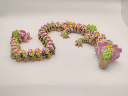 20" Snapdragon Flower Dragon - Articulating Dragon Flexi
