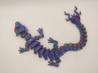3D Printed Storm Dragon - Articulating Fidget Toy