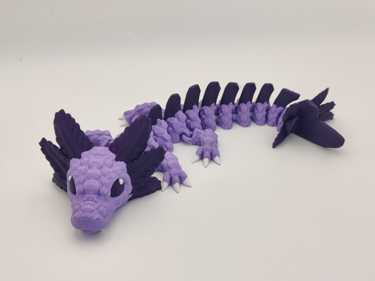 9" Baby Axolotl Sea Dragon – 3D Printed Articulating Fidget Toy