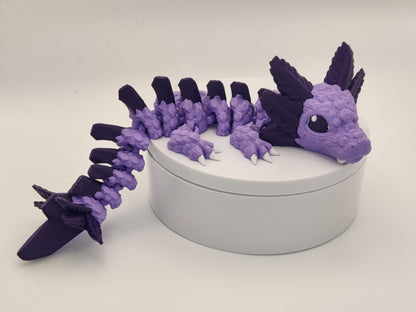 9" Baby Axolotl Sea Dragon – 3D Printed Articulating Fidget Toy