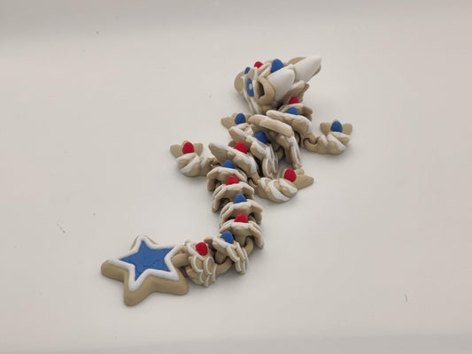 9" Baby Star Dragon - 3D Printed Articulating Dragon Flexi