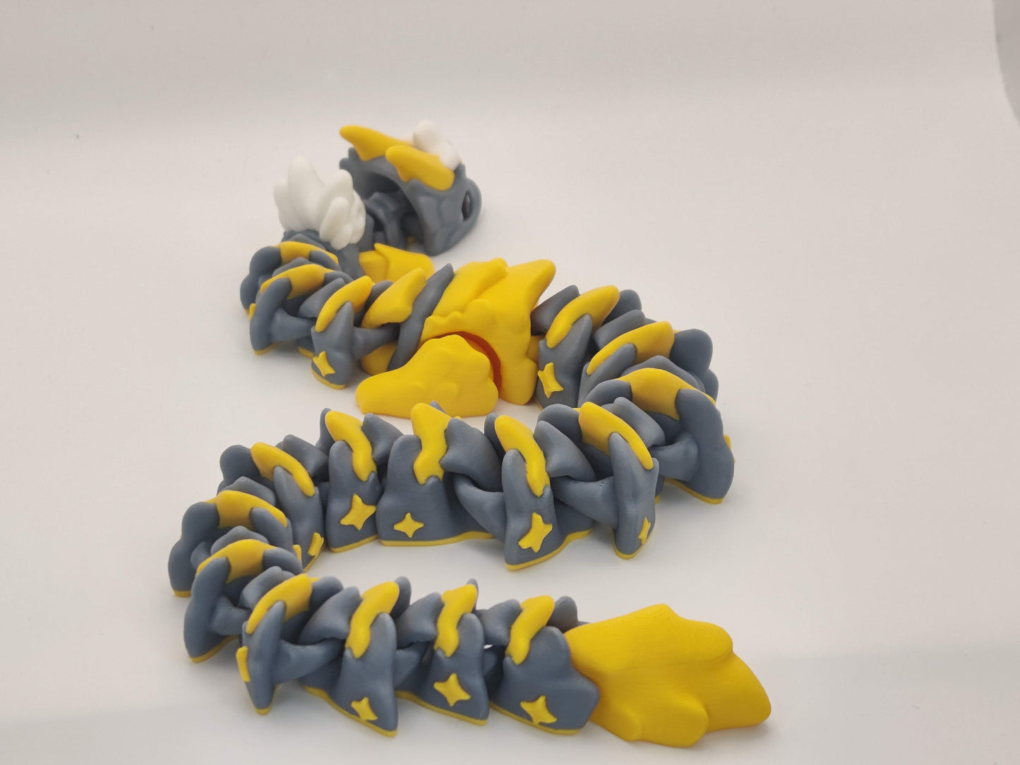 18" Stormy Star Dragon Atria - Articulating Flexi Dragon