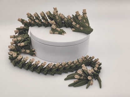 3D Printed Bamboo Dragon - Articulated Flexi Dragon