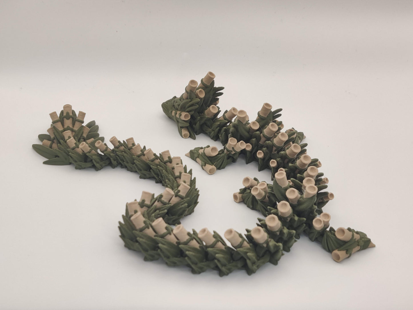 3D Printed Bamboo Dragon - Articulated Flexi Dragon