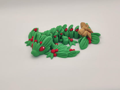 Little Mistletoe Dragon | Tiny Christmas Dragon