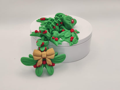 Little Mistletoe Dragon | Tiny Christmas Dragon