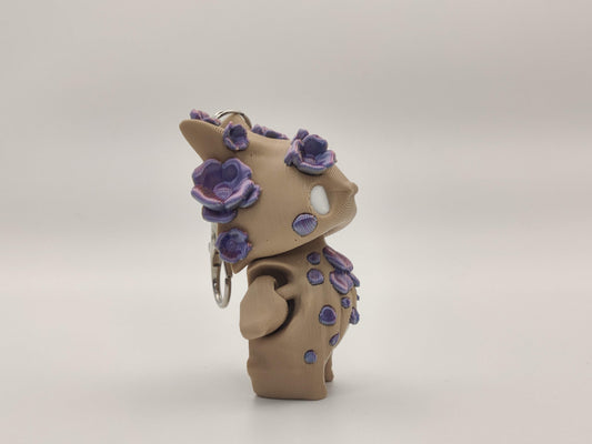 Flower Petal Pixie - 3D Printed Floral Fantasy Charm