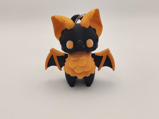 Bat Pixie Keychain - 3D Printed Fantasy Figurine
