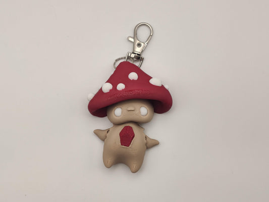 Mushroom Pixie Keychain – Adorable Articulated Forest Charm