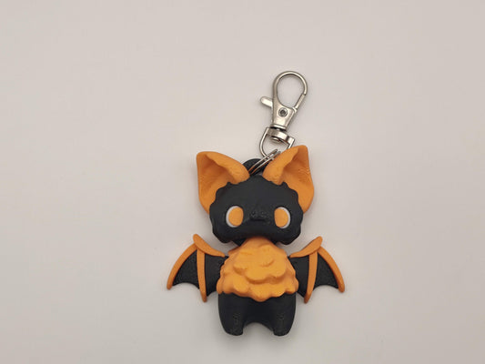 Bat Pixie Keychain - 3D Printed Fantasy Figurine