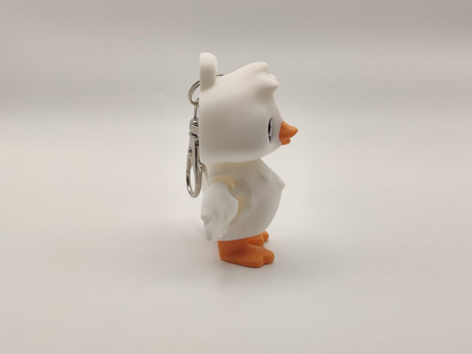 Goose Pixie Keychain – Adorable Articulated Bird Charm