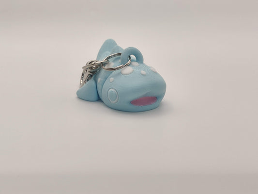 Cute 3D Printed Whale Shark Keychain – Ocean Animal Keyring – Marine Life Gift – Kawaii Shark Charm – Aquarium Lover Accessory