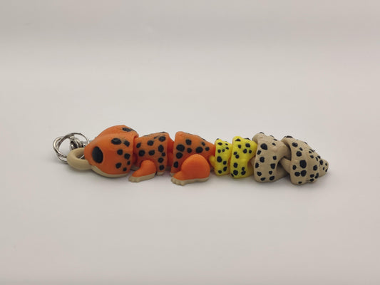 Cute 3D Printed Gecko Keychain – Lizard Reptile Charm