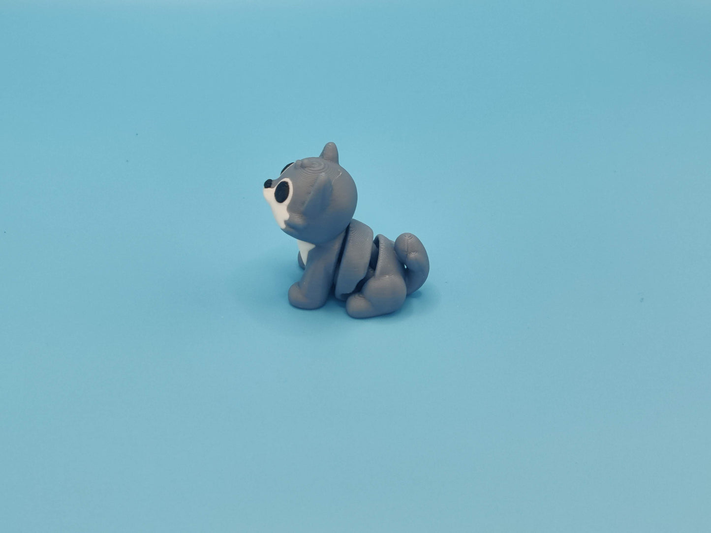 3D Printed Wolf Set with Moon and Campfire – Woodland Display Decor