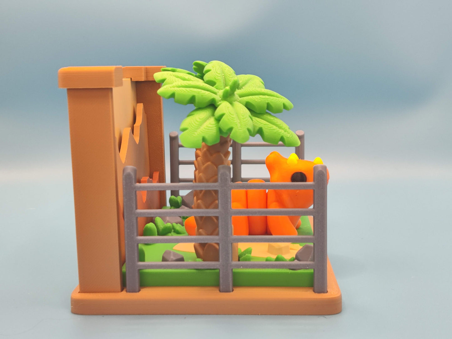 Jurassic Dinosaur Playset Diorama – Prehistoric Jungle Display
