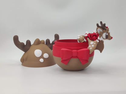 Reindeer Dragon Egg – Festive Collectible Surprise Toy