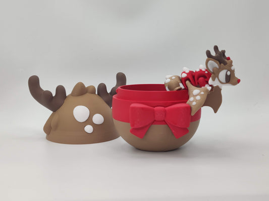 Reindeer Dragon Egg – Festive Collectible Surprise Toy