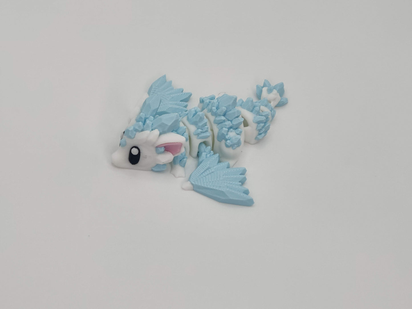 Ice Crystal Dragon Egg – 3D Printed Collectible Toy