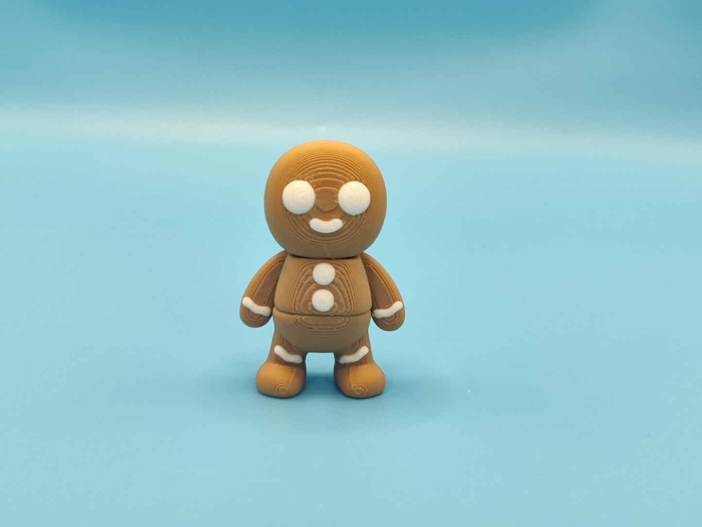 3D Printed Gingerbread House Holiday Decor Set