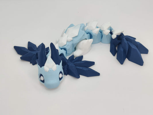 Baby Frost Dragon - 3D Printed Collectible