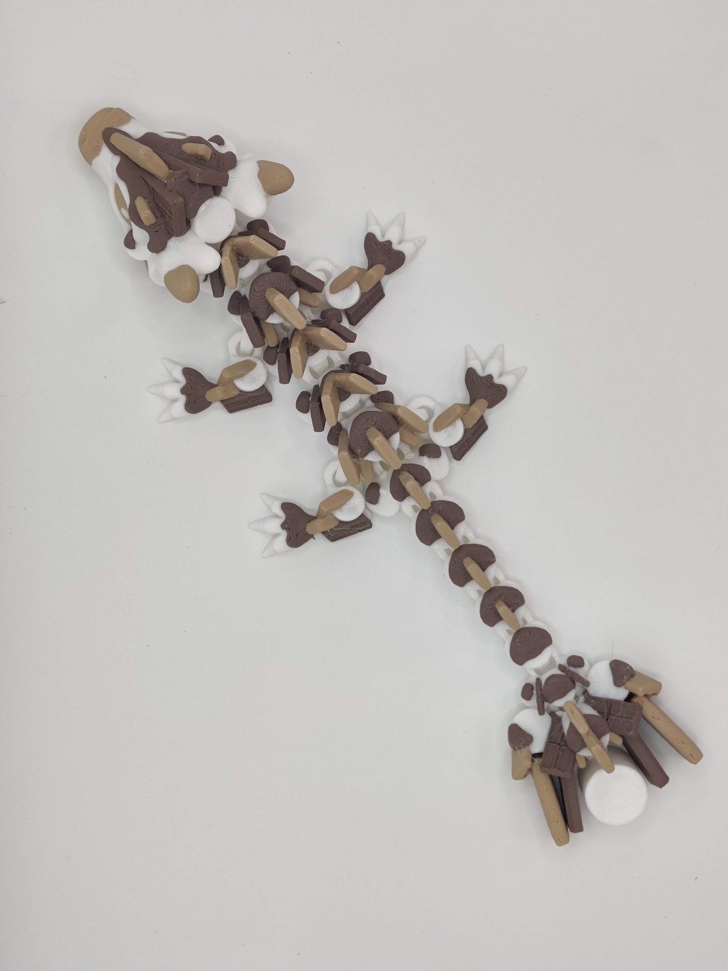 9" Baby S’mores Dragon - Articulated 3D Printed Dragon