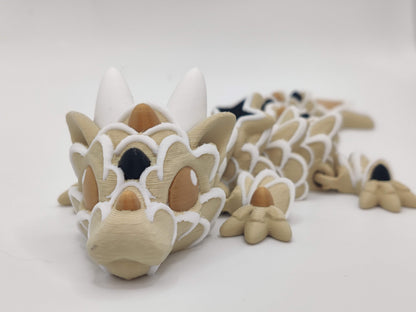 9" Baby Wedding Cookie Dragon - Articulated 3D Printed Dragon