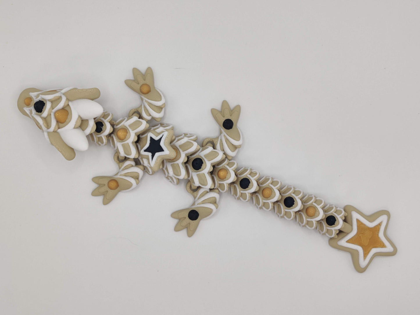 9" Baby Wedding Cookie Dragon - Articulated 3D Printed Dragon