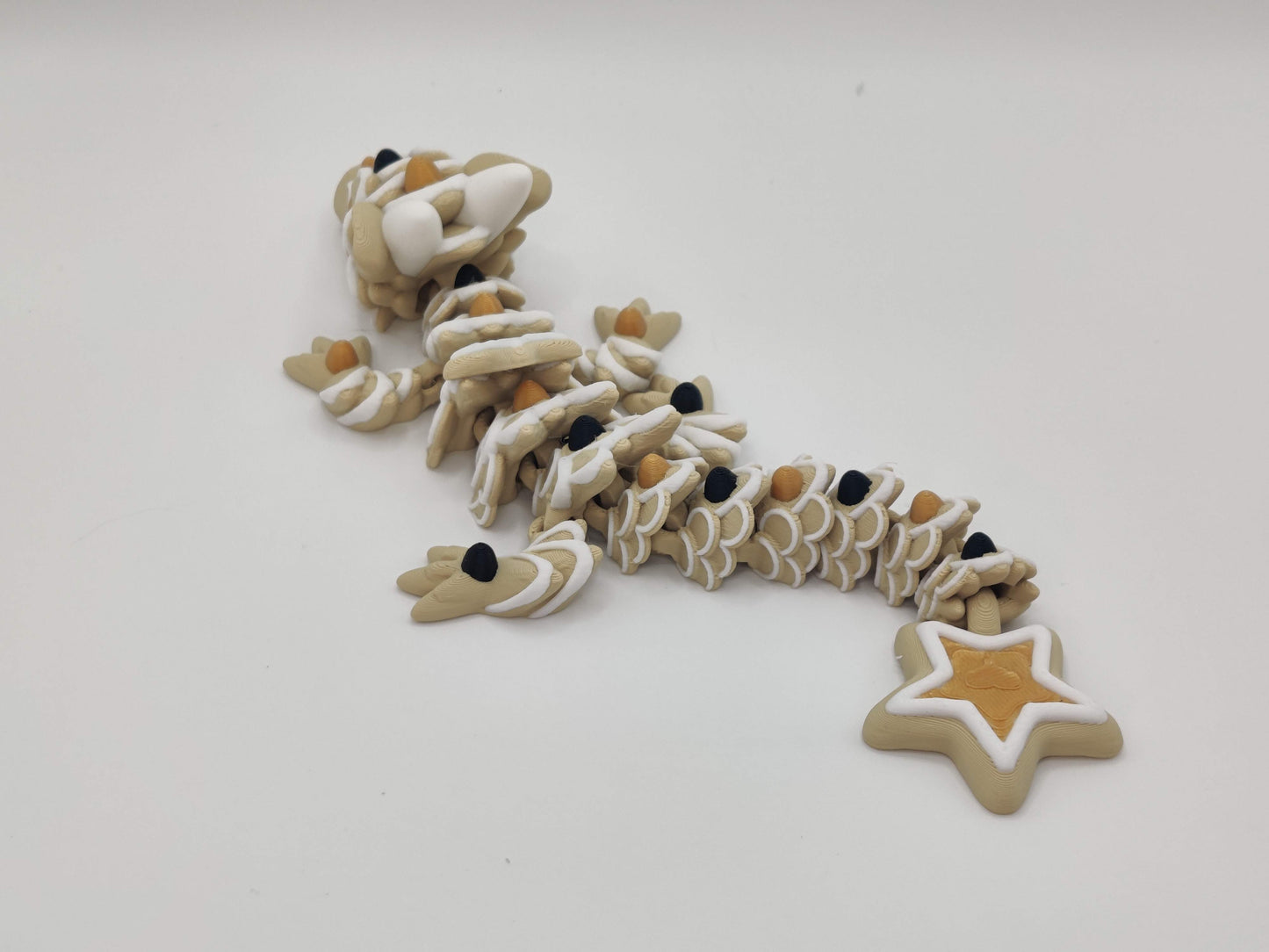 9" Baby Wedding Cookie Dragon - Articulated 3D Printed Dragon