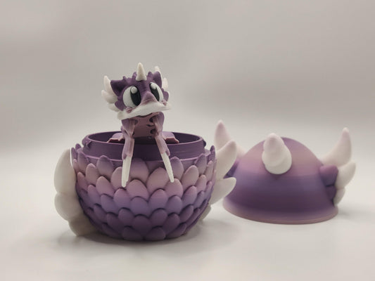 Celestial Mini Dragon & Egg | Galaxy Dragon | Cute Fantasy Dragon Gift
