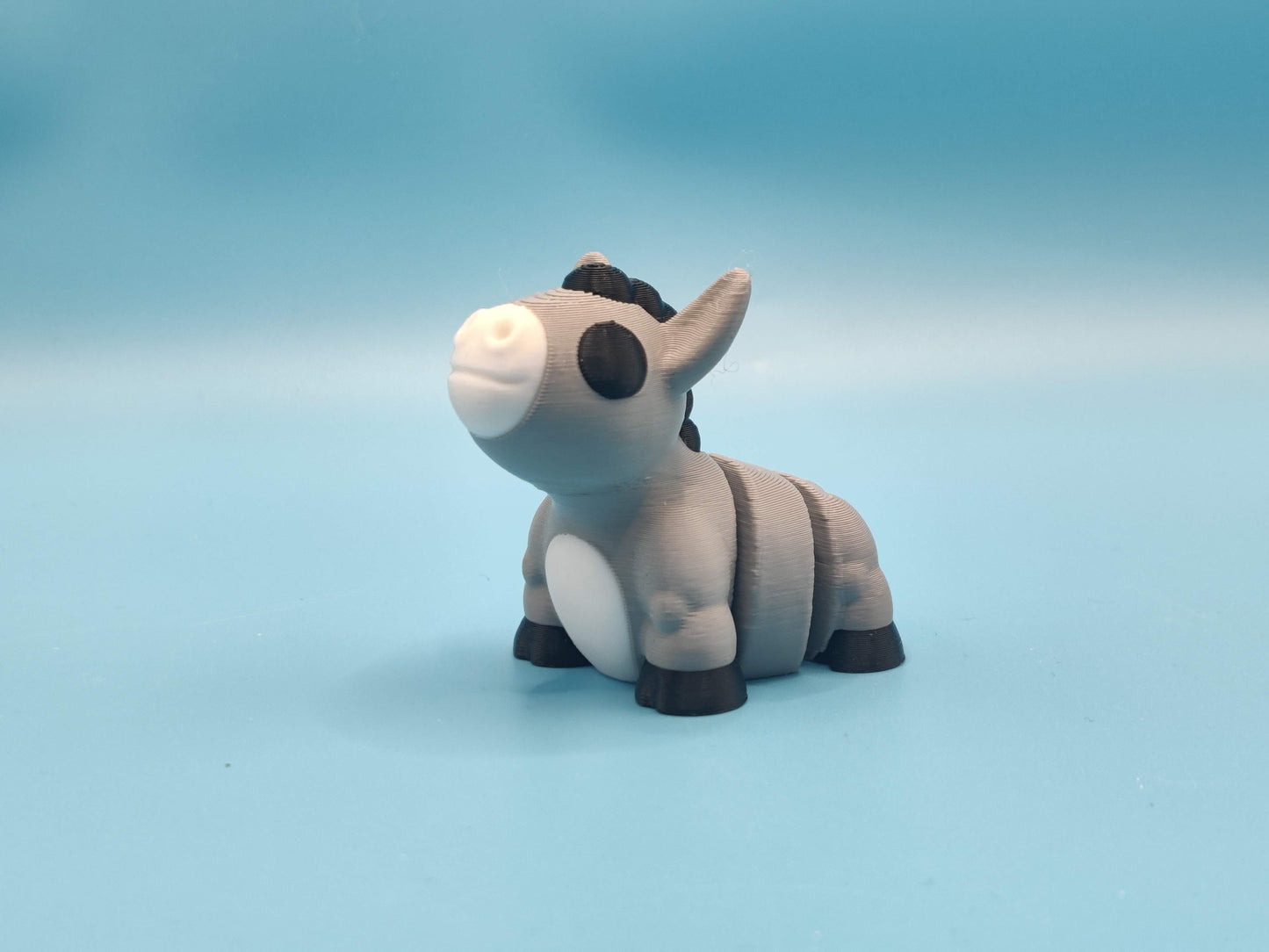 3D Printed Horse Stable Playset with Horse and Donkey - USA Made 3D Printed Fun