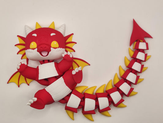 Dragon Cuddler - 3D Printed Articulated Fidget