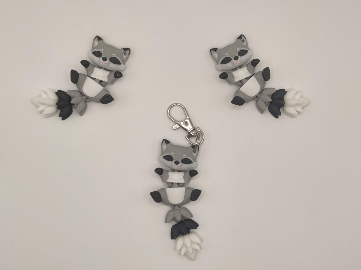Racoon Keychain Buddy