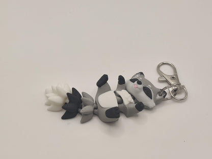 Racoon Keychain Buddy