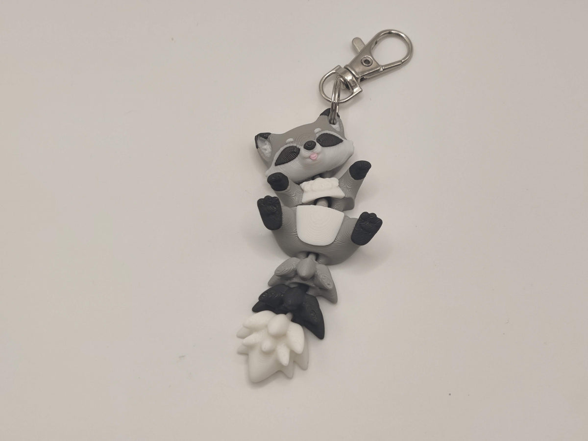 Racoon Keychain Buddy